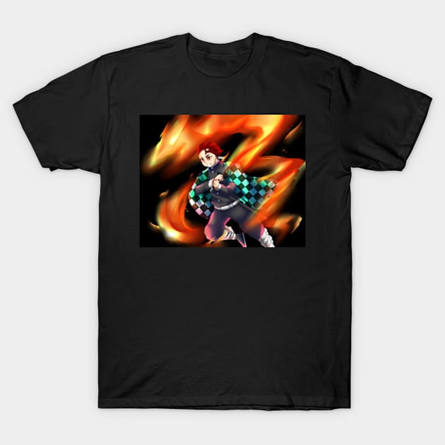 tanjirou T-Shirt by IsrraelBonz